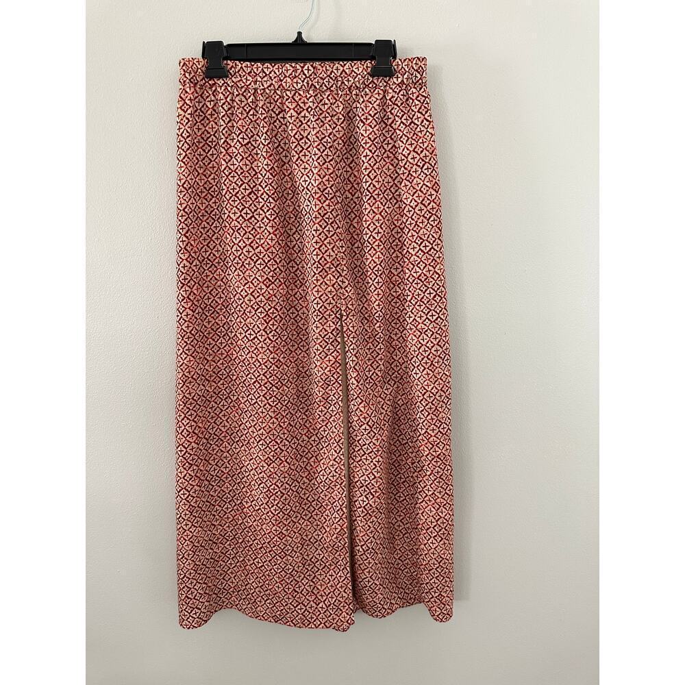 Michael Kors Printed Grenadine Front Slit Maxi Skirt sz Small - Picture 3 of 3